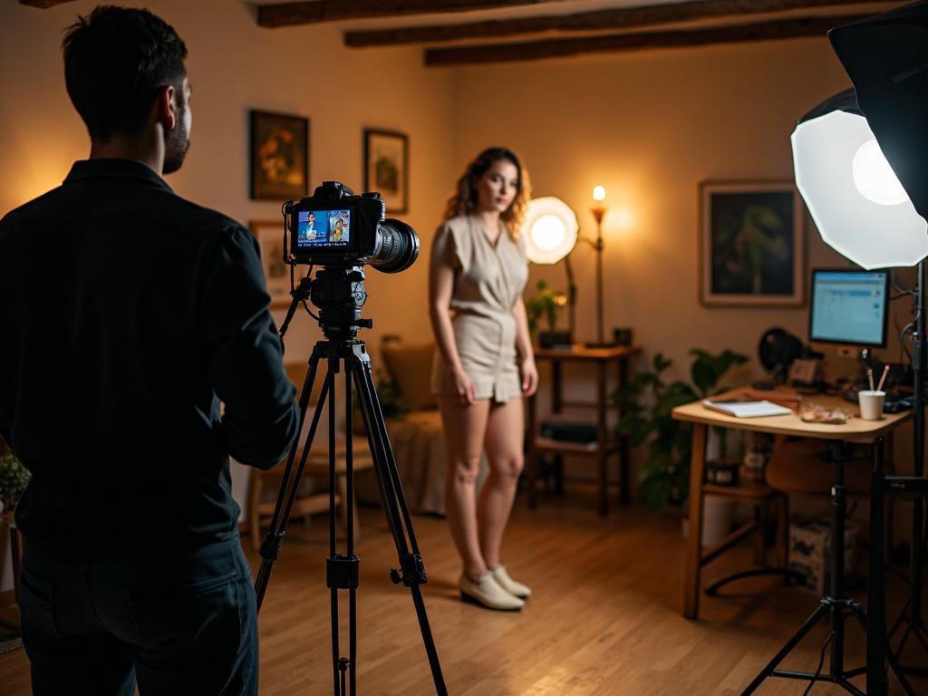 Behind the scenes content creation